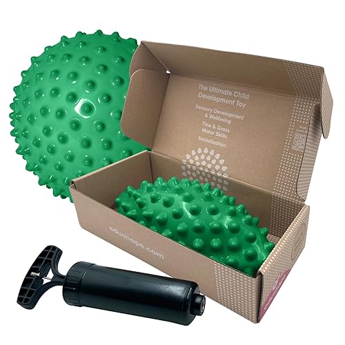 Edushape The Original Sensory Ball for Baby - 7" Baby Ball That Helps Enhance Gross Motor Skills for Kids Aged 6 Months & Up - Vibrant, Colorful and