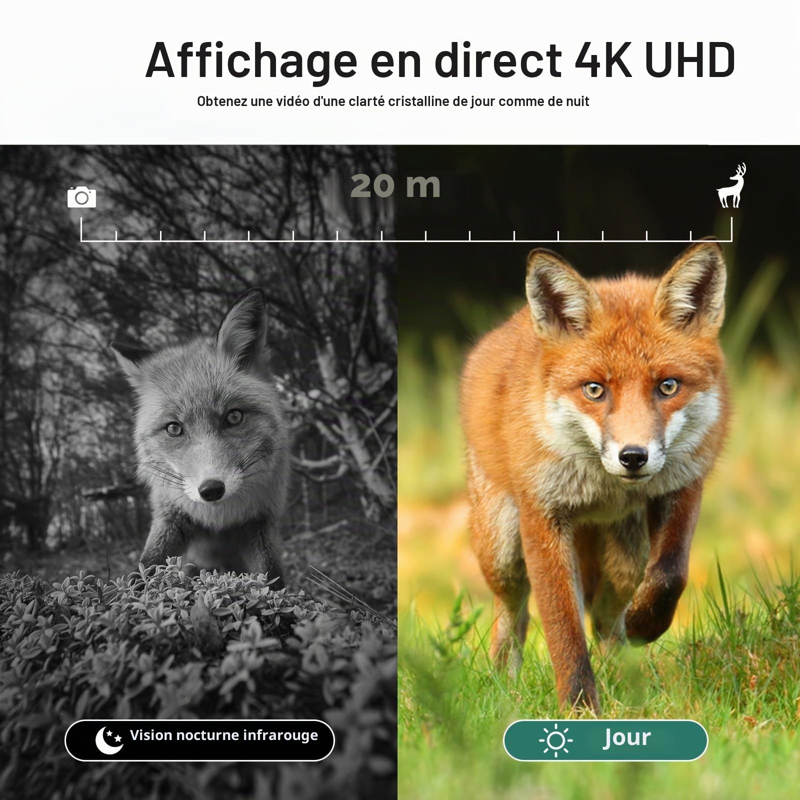 Caméra de Surveillance Extérieure Solaire 4G LTE, Vision Nocturne 4K en Couleur, PTZ 360°, Détection de Mouvement, Audio Bidirectionnel, IP66 Étanche, Sans WiFi avec Carte SIM