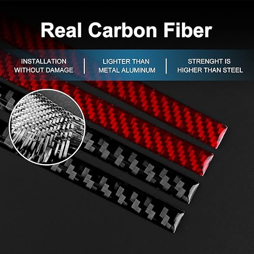 Miniatura 6 de AIRSPEED Cubierta de ventilación para consola central de control remoto Lexus RC300 RC350 RC200T 2015-2018, negro