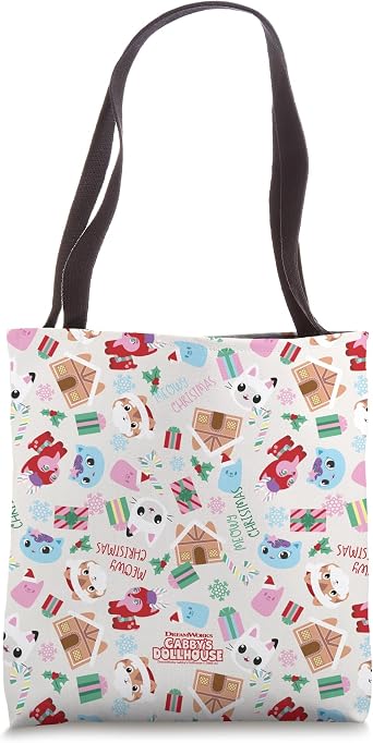 DreamWorks Gabbys Dollhouse Gingerbread All Over Print Tote Bag