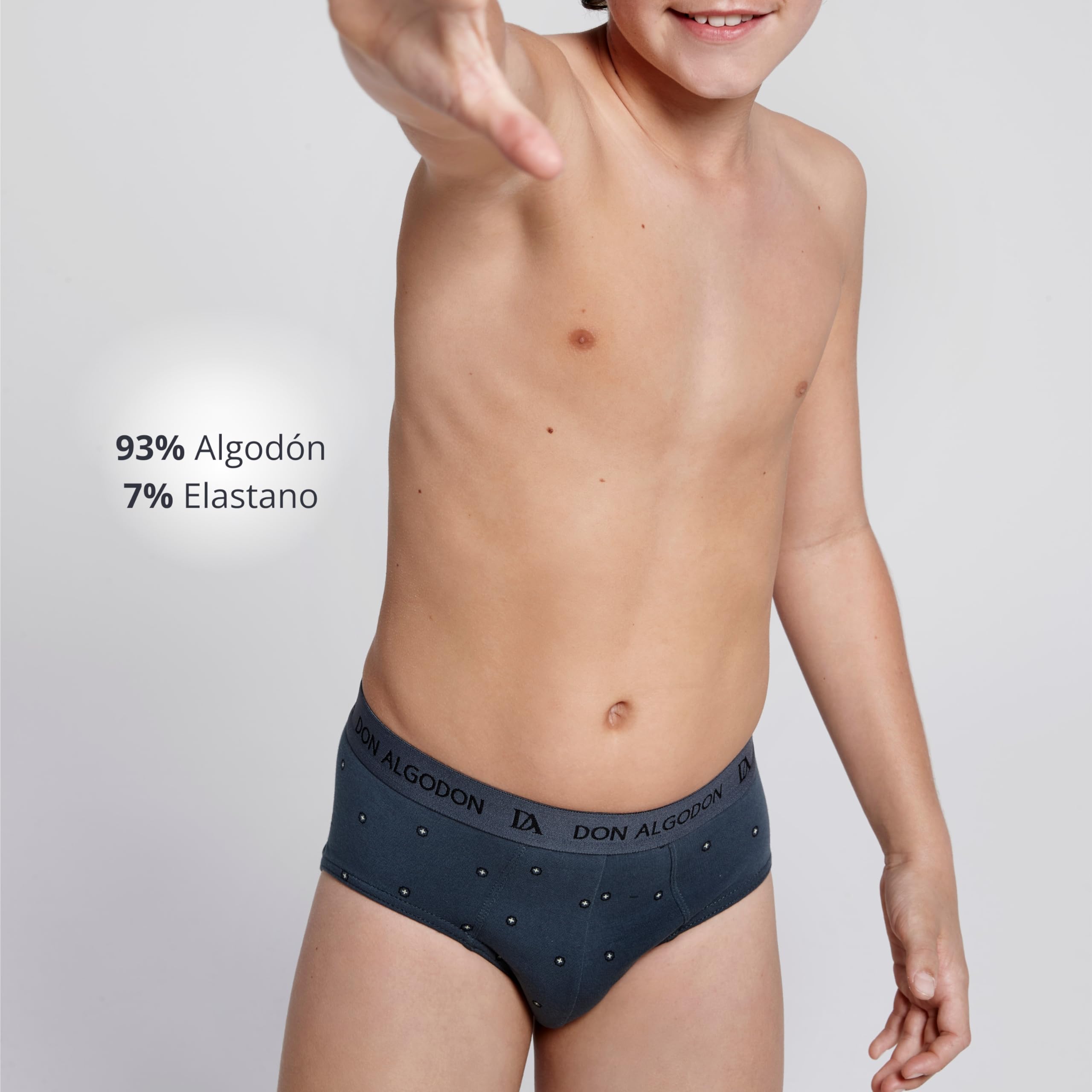 DON ALGODON | Pack 6 Slips niño Calidad y suavidad excepcionales