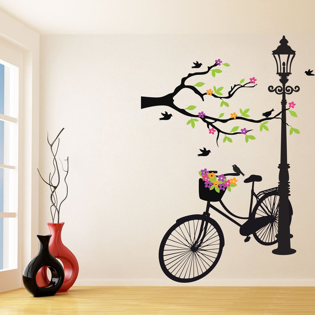 Decor Kafe 'Abstract' Wall Sticker (PVC Vinyl Film, 55.87 cm x 83.82 cm x 2.54 cm)