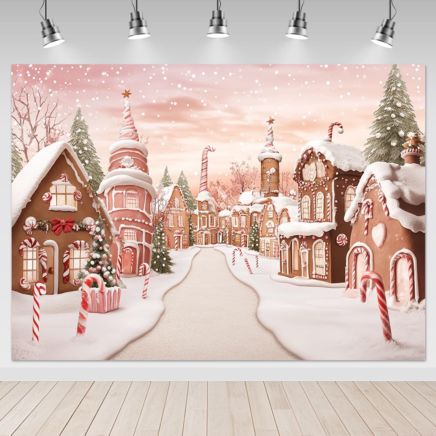 Aazon.co : Ocsicka Christas Candy Store Backdrop For Photography - View #9