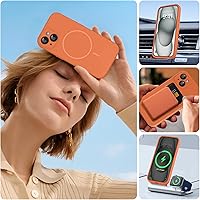 Vista 1216 de Miracase Funda diseñada para iPhone 13 Pro Max con protector de pantalla, [forro de microfibra suave antiarañazos], funda protectora de silicona