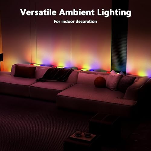 Miniatura 6 de Barra de luz RGB para exterior, luces impermeables que cambian de color al aire libre, reflector inteligente con APP y control remoto,