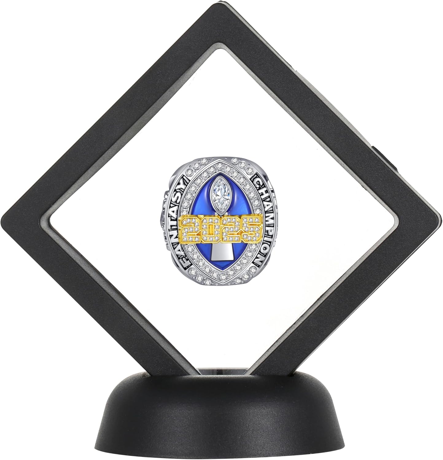 2025 Fantasy Football Championship Ring League Champion Trophy Rings Premium Award for Winner