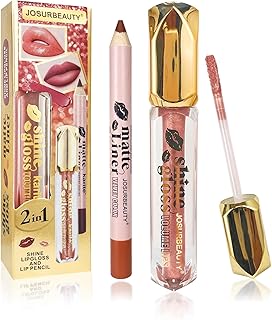 Juego de lápiz labial mate y lápiz de labios ...