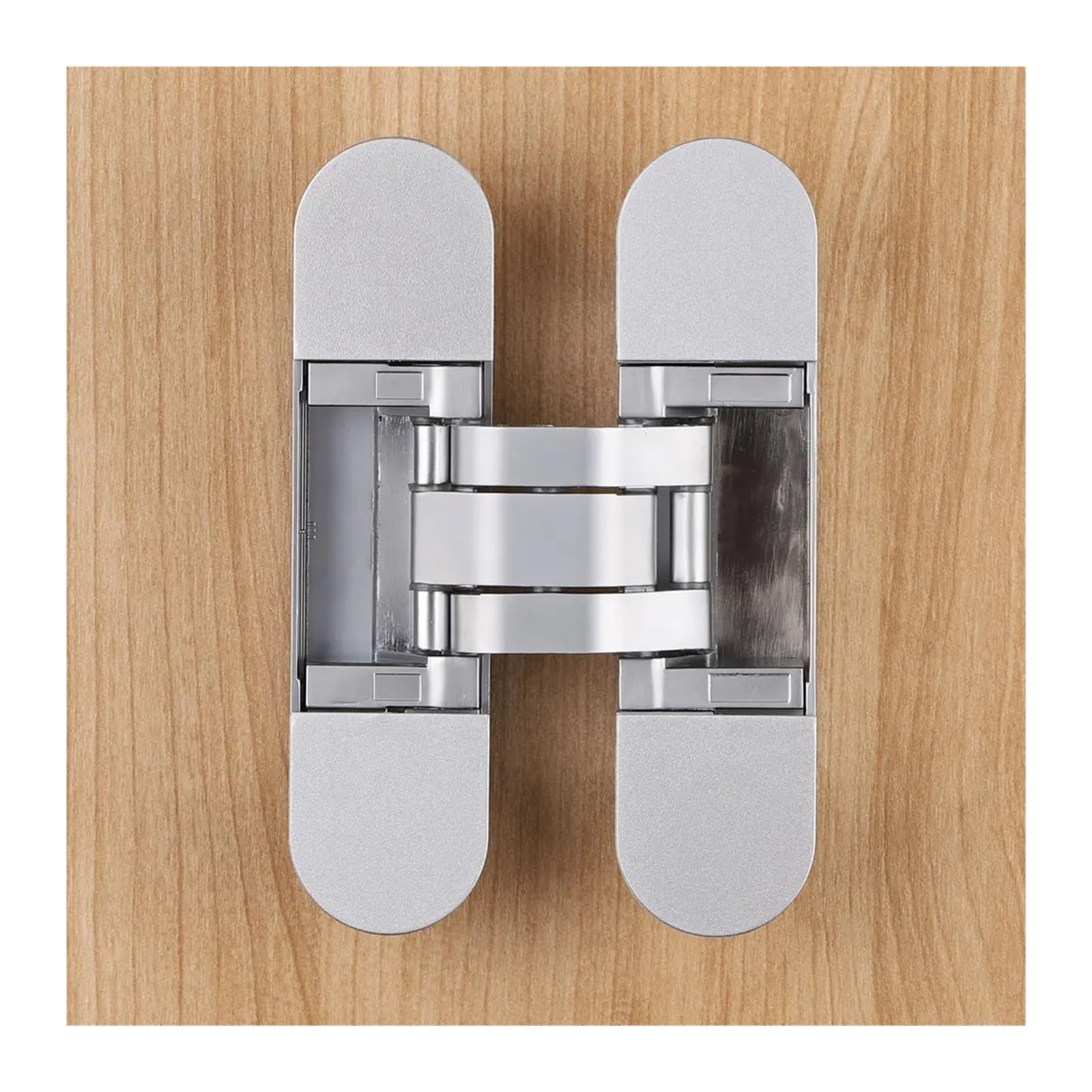 YMUGUEGH Invisible 3D hinge(Silver)