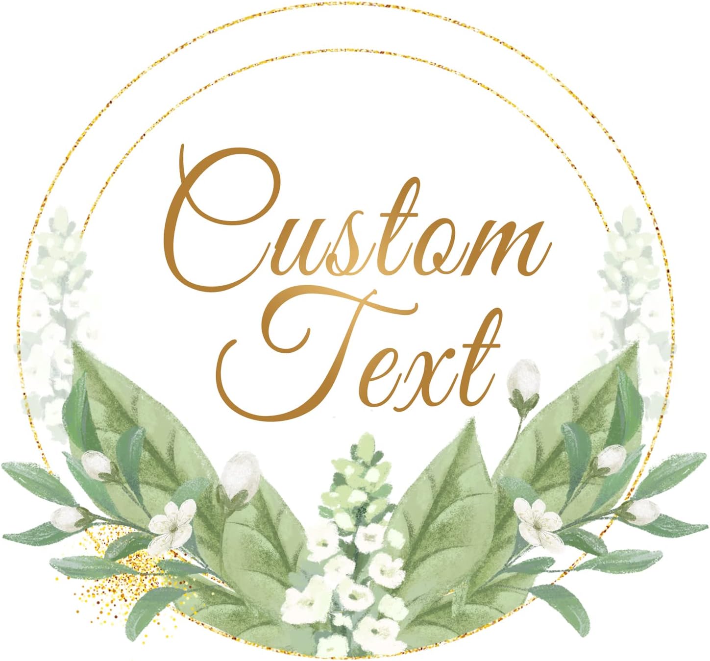 Custom Round Sticker Labels - Personalized Custom Stickers for Birthday Baby Product Boxes Wedding Shower,Baby Shower