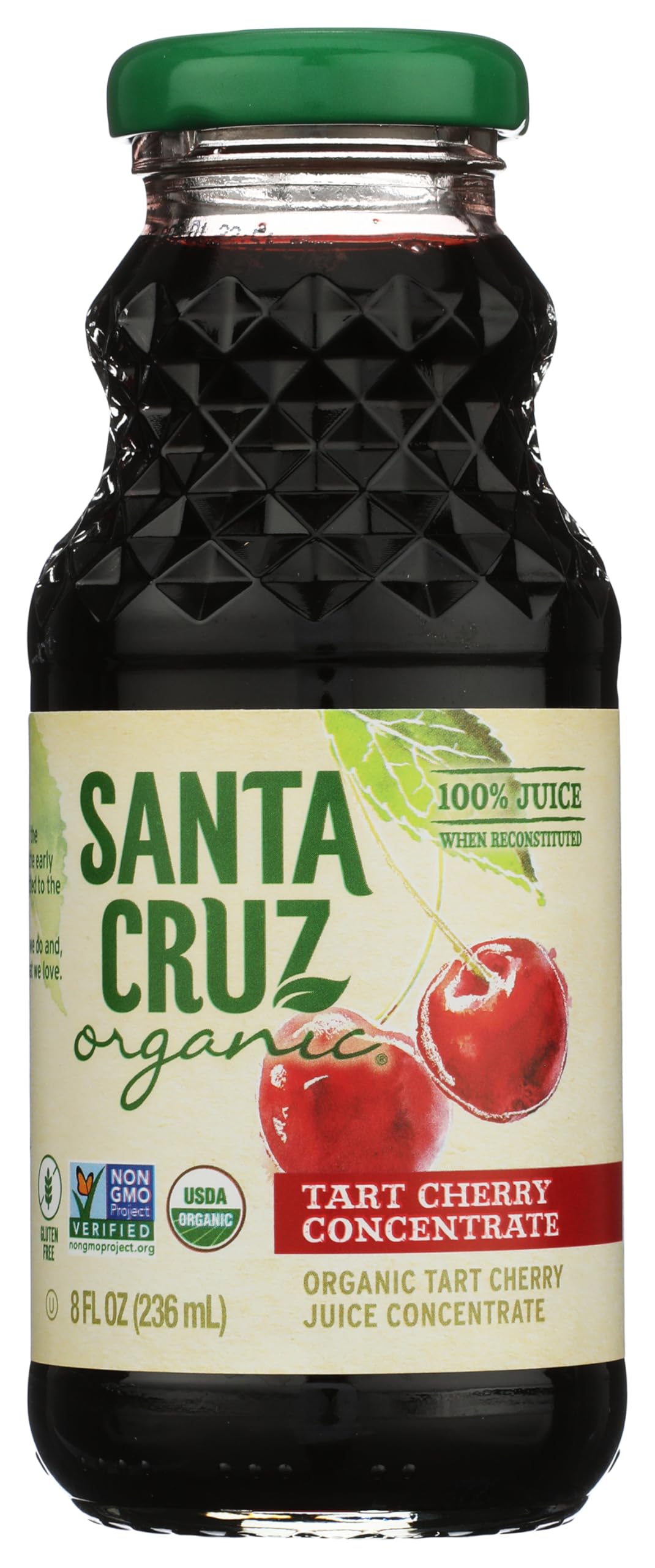 Santa Cruz Organic Tart Cherry Juice Concentrate, 8 Ounces