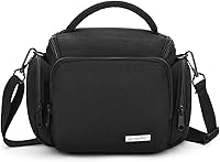 Vista 10 de G-raphy Bolsa para cámara DSLR SLR Crossbody Sling Bolsas de fotografía para Nikon Canon, Sony, DSLR SLR SLR sin espejo con correas de extracción