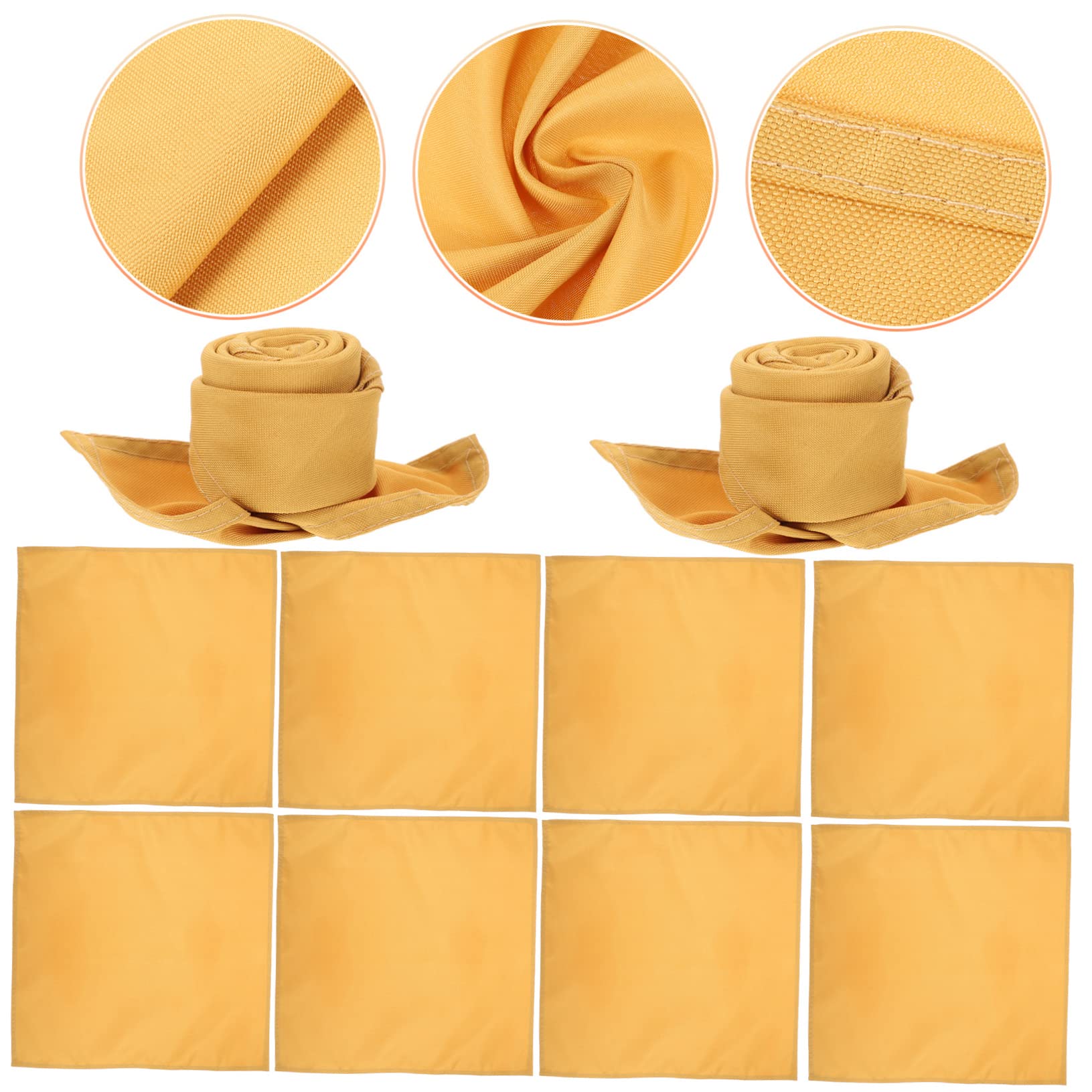 BESTonZON 10pièces Lot de Serviettes De Table Tissu Lavables pour Mariage Et Restaurant Décoratives Et Pratiques