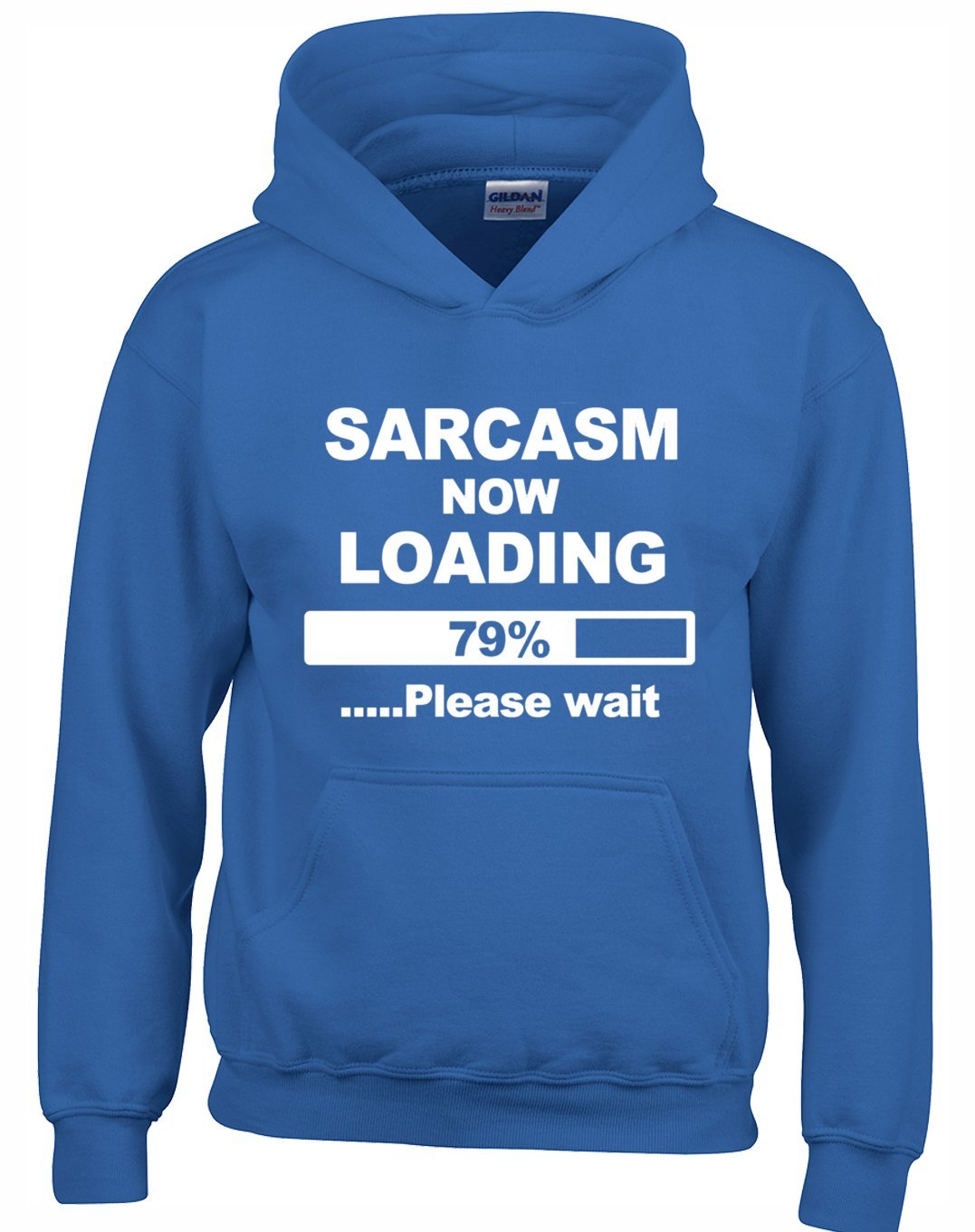 Crown Designs Men's Royal Sarcasm Now Loading Funny Unisex Hoodies For Wo & Teenagers - /Large