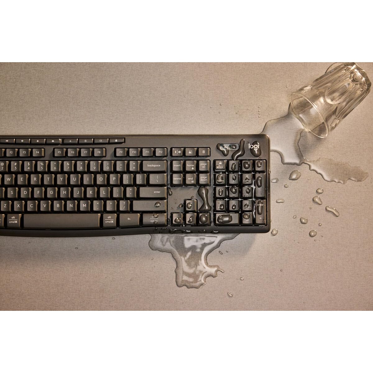 Logitech MK370 Combo for Business, Clavier sans Fil Taille Standard et Souris sans Fil, Récepteur USB Logi Bolt Sécurisé, Bluetooth, Windows/Mac/Chrome, Linux, Clavier Français AZERTY - Gris | Disposition ‎AZERTY francais
