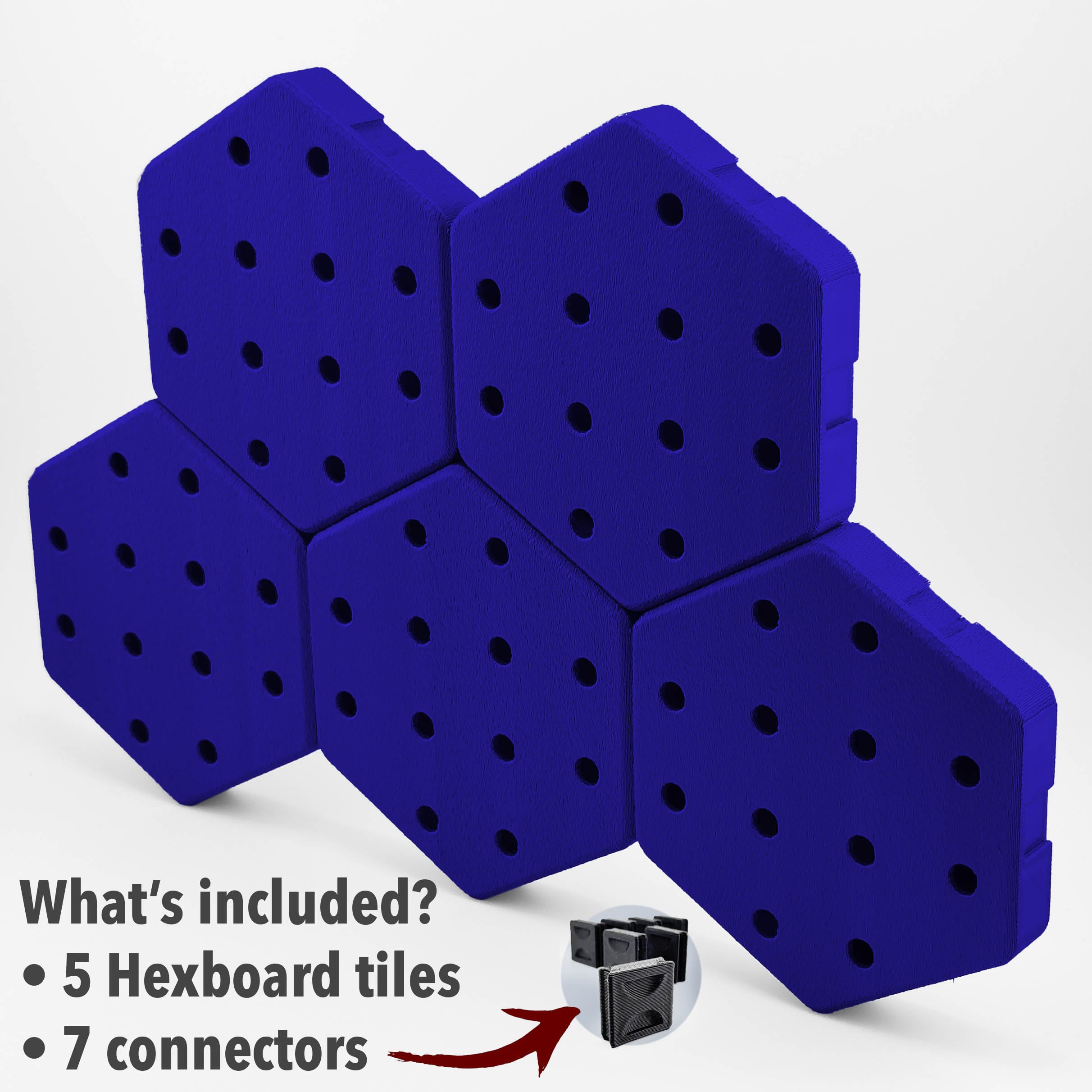 Amazon.com: Hexagon Pegboard Tiles, 4.5