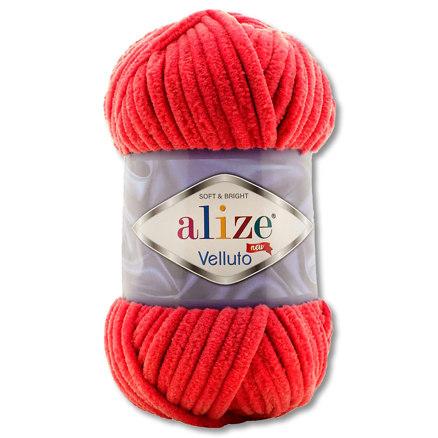 Wohnkult 100 g Alize Velluto Wool in 30 Selection (56 | Red)