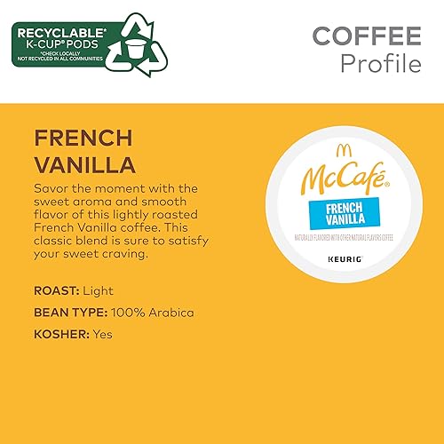 Miniatura 172 de McCafe Café de almendras y caramelo, cápsulas Keurig de una sola porción K-Cup de 72