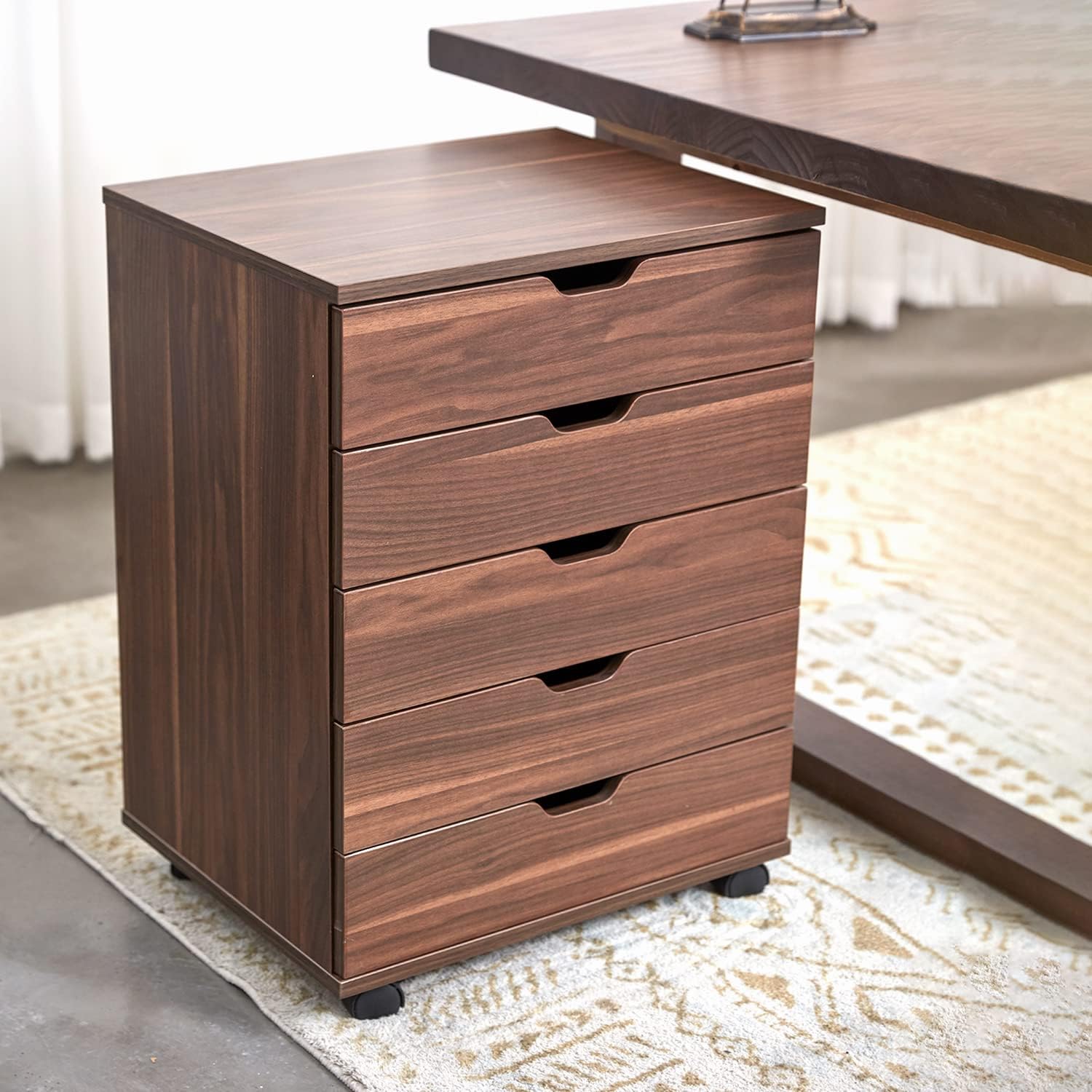VICLLAX 5 Drawer Unit File Under Desk Storage Cart