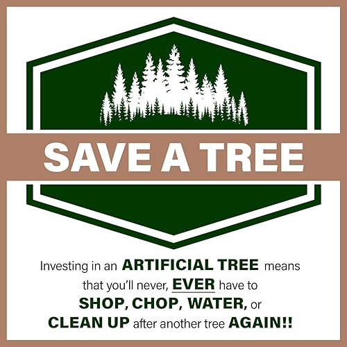 Miniatura 37 de Fraser Hill Farm Árbol de Navidad artificial flocado de pino de Alaska de 12 pies con luces LED blancas cálidas y soporte, árbol falso plegable