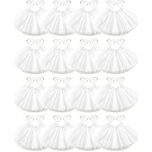 16 PCS Adult Tutus Skirts for Women Tutu Skirt Elastic Tulle Tutu Colored Tutus for Dance Runners Halloween Party