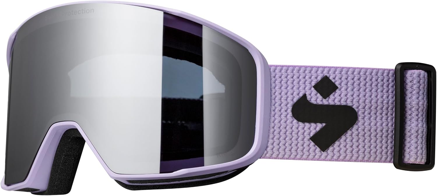 Sweet Protection Boondock RIG Reflect Snow Goggles - Snowboard and Ski Semi-Frameless Design with Anti-Fog Lens