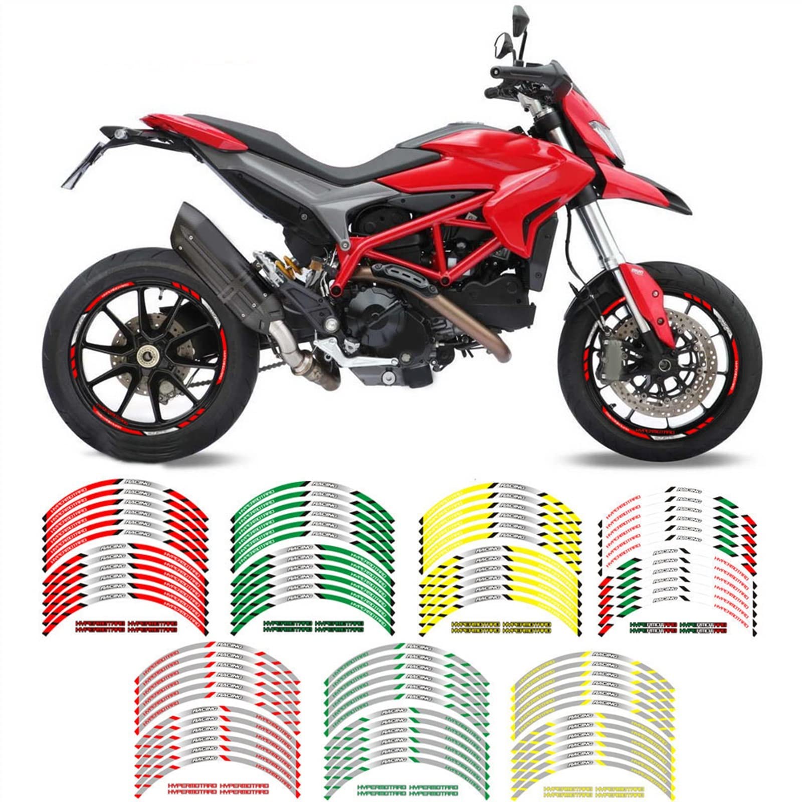 Stickers Motorcycle Tire Waterdichte Wiel Logo Stickers