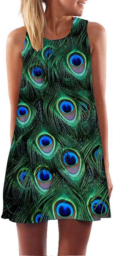 feather dresses amazon