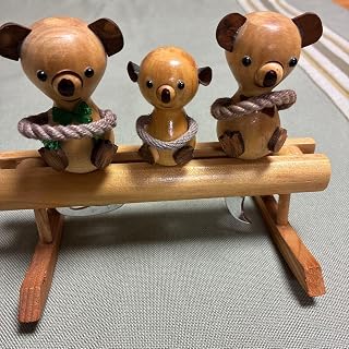 レトロ/木製くま/栓抜き/オープナー/缶切りセット/アンティーク
