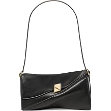 kate spade new york Deco Smooth Leather Twisted Flap Shoulder Bag