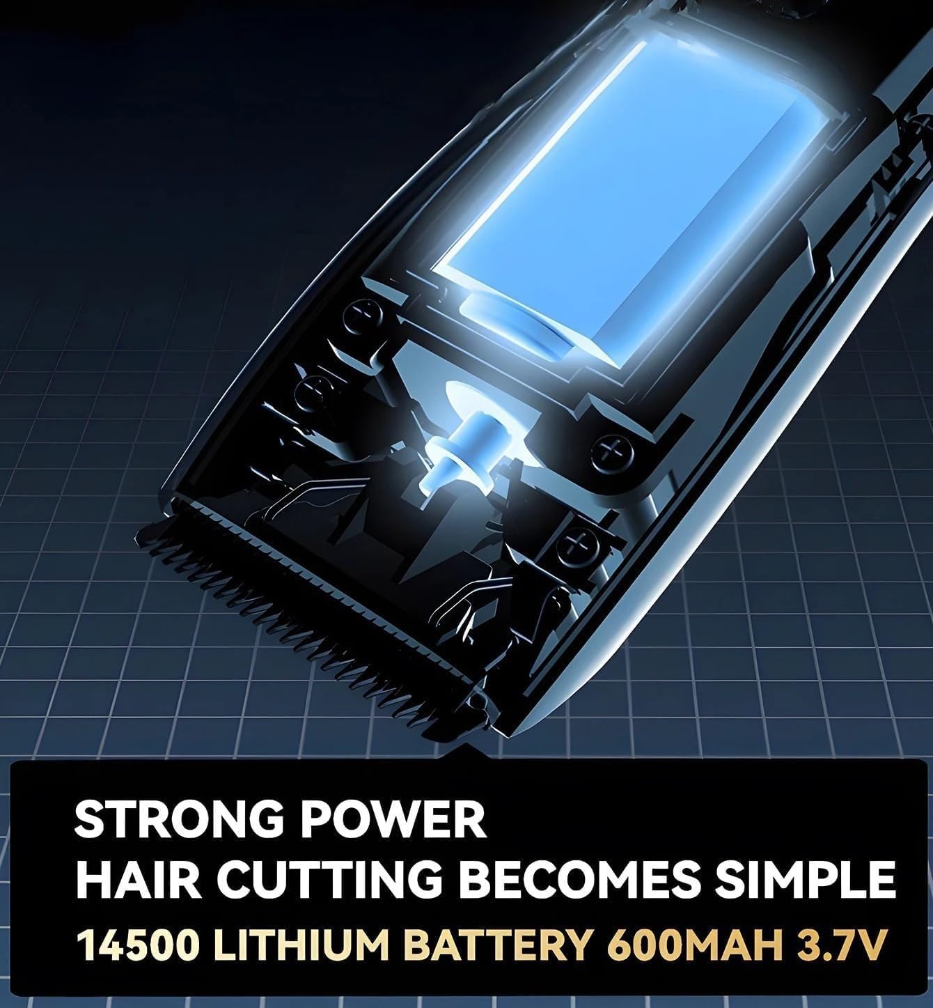 Hair Clippers for Men, Men's Body Hair Trimmer Waterproof Shaver Professional Beard Razor Rechargeable Hair Removal Bikini Trimmer with Base