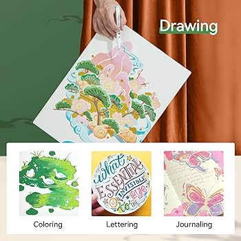 オーダーペイント　水彩画　エビネ Amazon | Arrtx 90色 ペイントマーカー ペイントペン アクリル