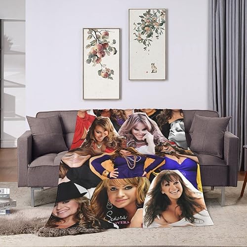 Miniatura 6 de Jenni Singer Rivera - Manta de franela polar para todas las estaciones, cálida y ultrasuave, para cama, sofá, cama, sofá, dormitorio, 80 x 60