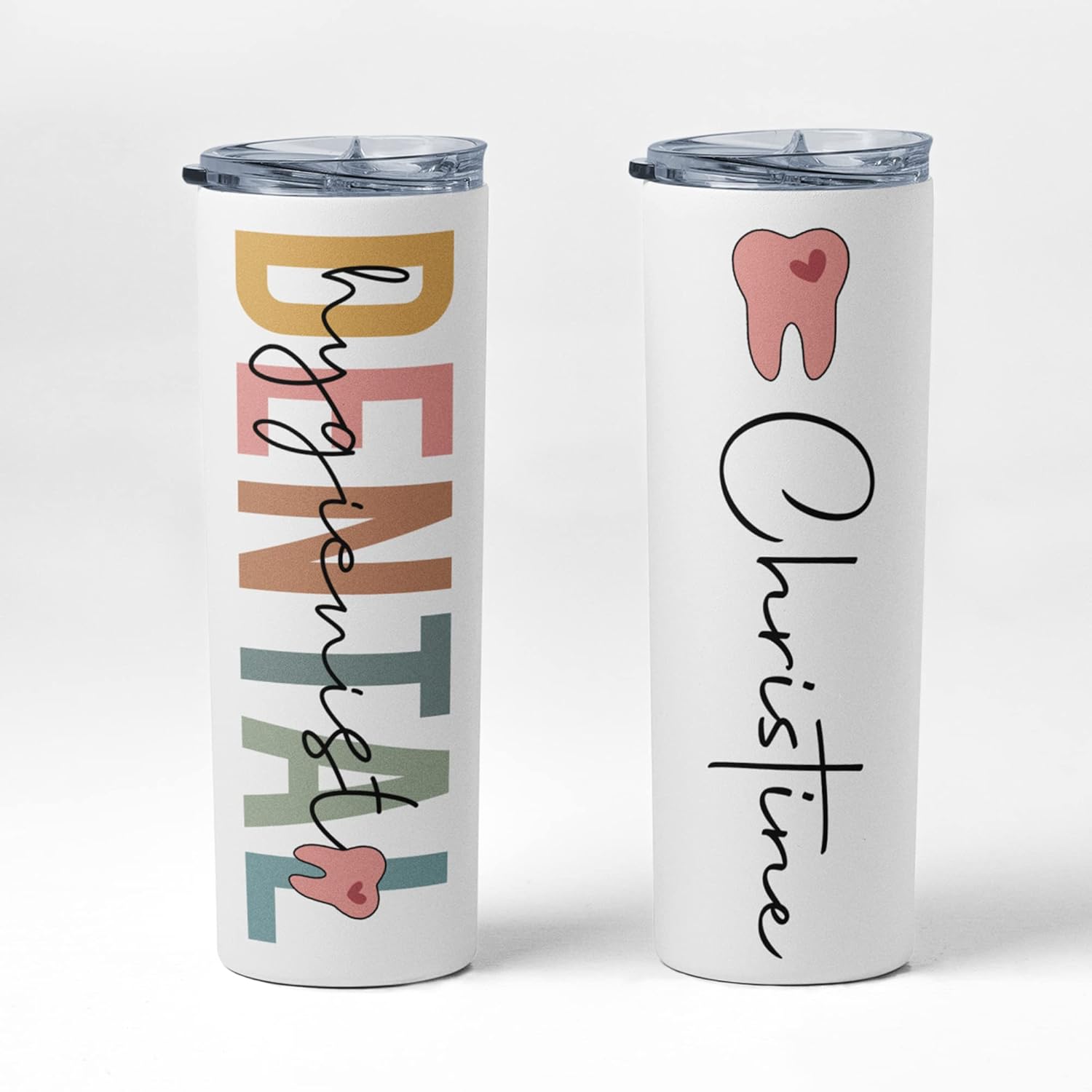 MAHOMAY Personalized Dental Hygienist Gifts For Women 20 Oz Tumbler, Dental