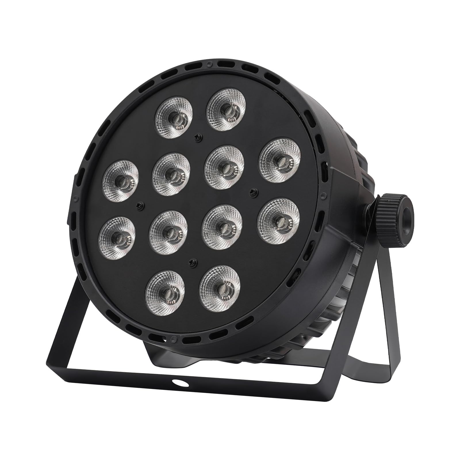 12x10W Par LED RGBW Lampe de Scène, projecteur LED Par DMX 4/8 CH pour DJ bar,Lumière Scène DMX Effets de Lumière avec Stroboscope/Voix Contrôler Modes,Lumières de Fête 3 Modes Jeux de Lumiere