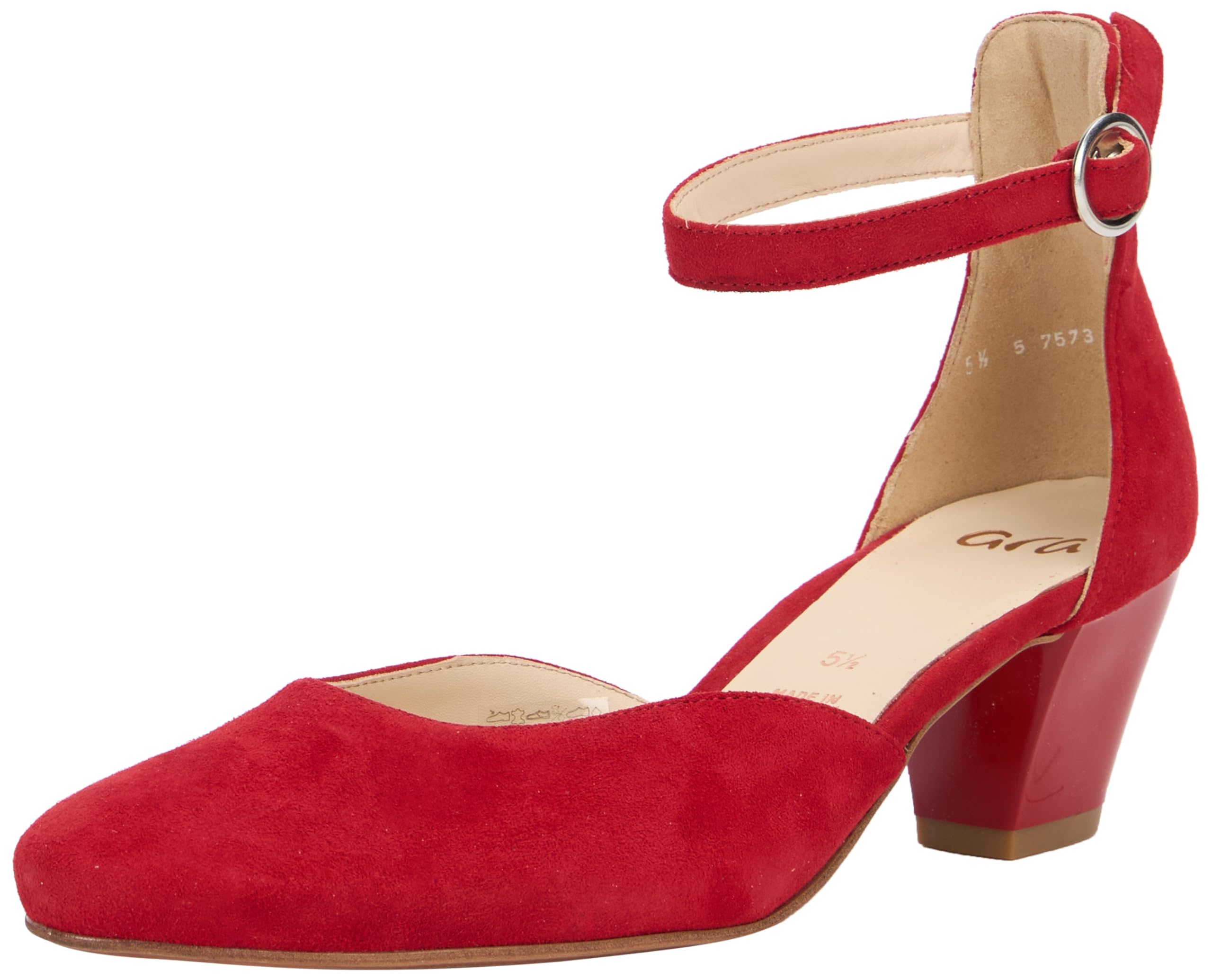 ARA Women's Toulouse Court Shoes, Flame, 8 UK