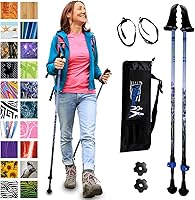 Vista 28 de York Nordic Motivator - Bastones de caminata para equilibrio y rehabilitación - Agarres de estabilidad patentados - Ligeros, ajustables y plegables