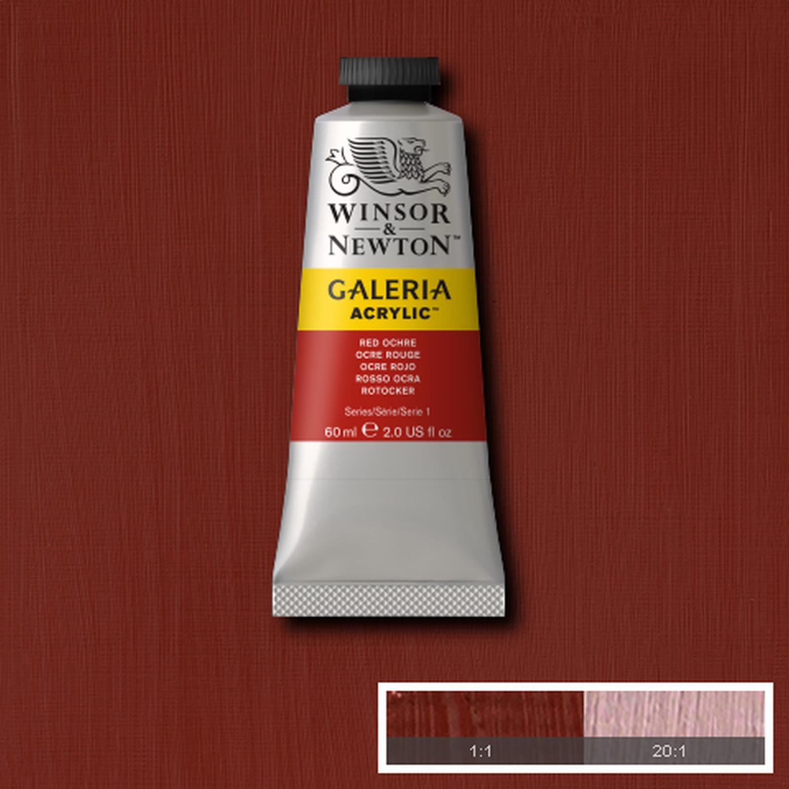 Winsor & Newton Galería - Pintura Acrílica , 60 ml, Amarillo (Yellow Ochre) — view 64