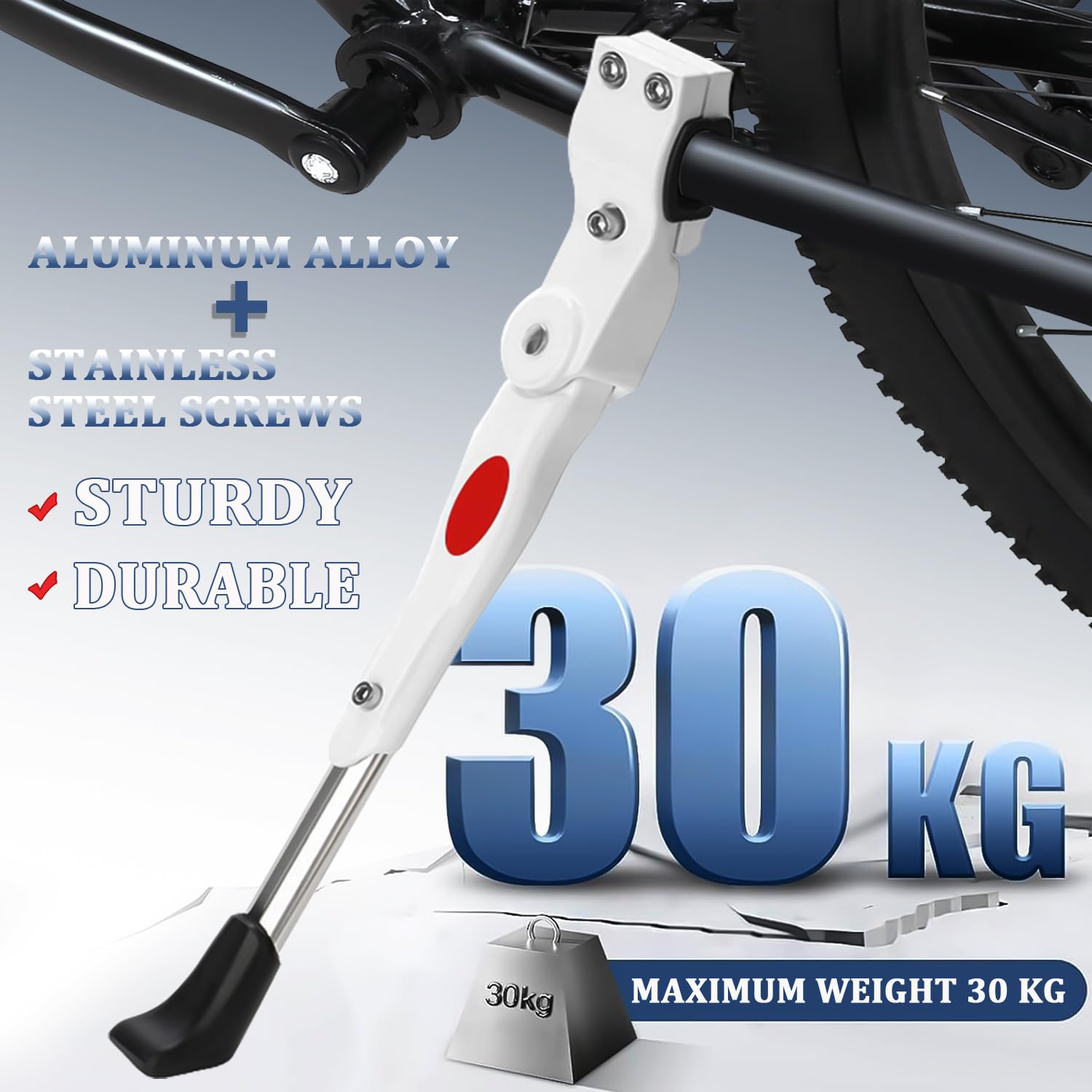 Cavalletto Per Bicicletta COCOLUMEN Regolabile - Supporto Per Ebike E MTB, Fino A 35kg - Foto 12