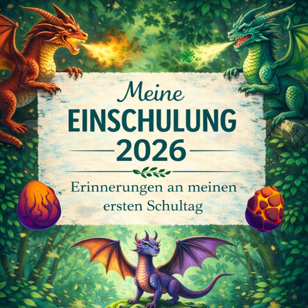 Einschulung Erinnerungsbuch – Mein 1. Schultag: | Erinnerungsbuch Einschulung 1. Klasse | Schulanfang Geschenk für Kinder (Schultüte) (Einschulung Erinnerungsbuch - verschiedene Motive)