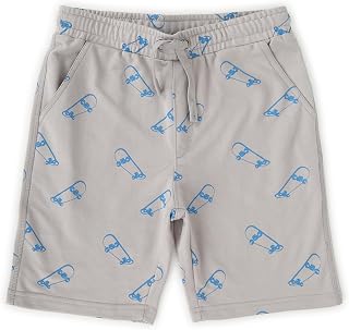 Alan Jones Clothing Boys Casual Bermuda Shorts | Placement Print | French Terry | Regular Fit | Drawstring Closure | Age ... Price In India
