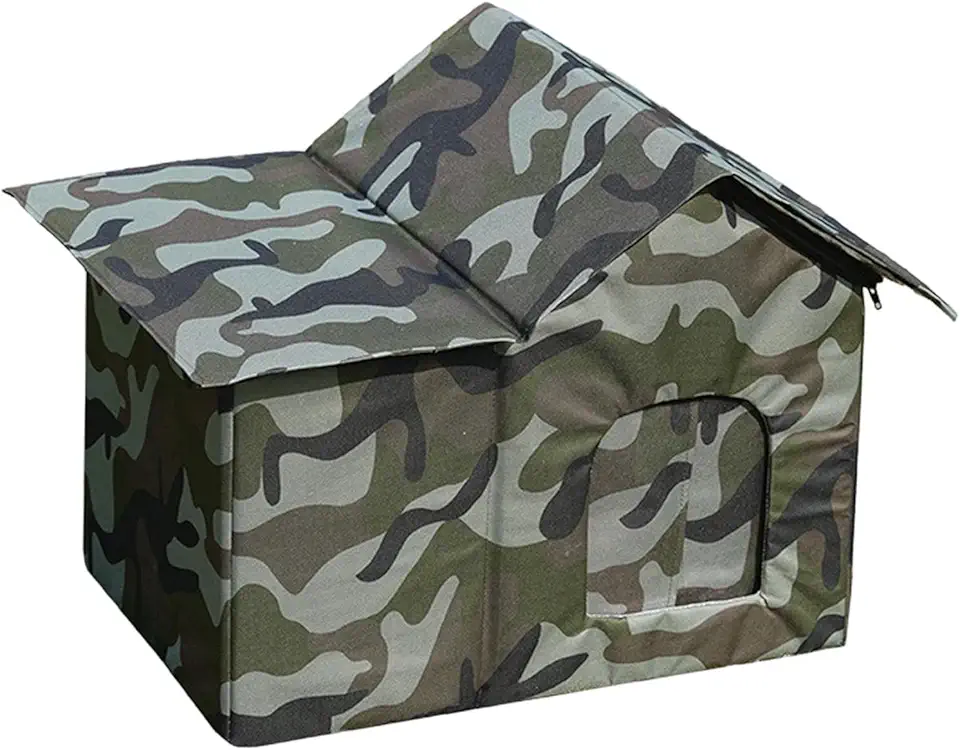 Casinha de Cachorro E Reforçada para Gatos de Rua, Ideal para Uso Externo No Quintal.