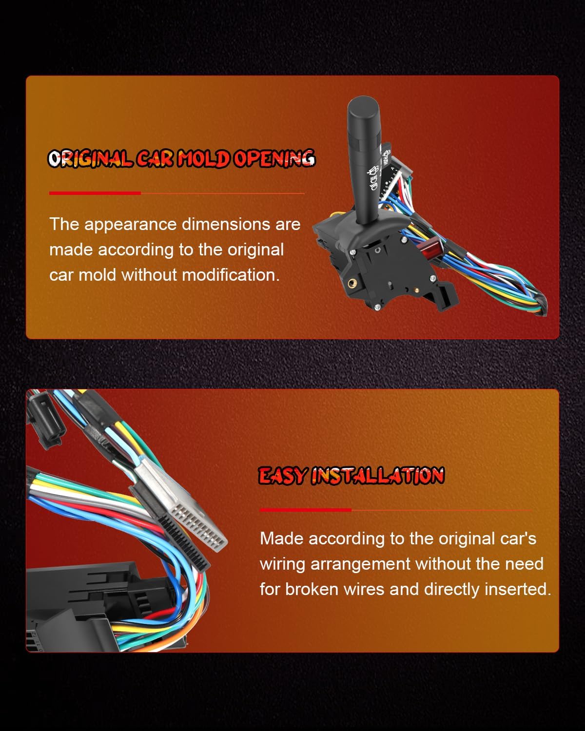 cciyu Multifunction Combination Switch Turn Signal Switch for 1995-1998 Chevy C1500 C2500 C3500 1996-2000 Chevy Express 1500 2500 3500 26083628