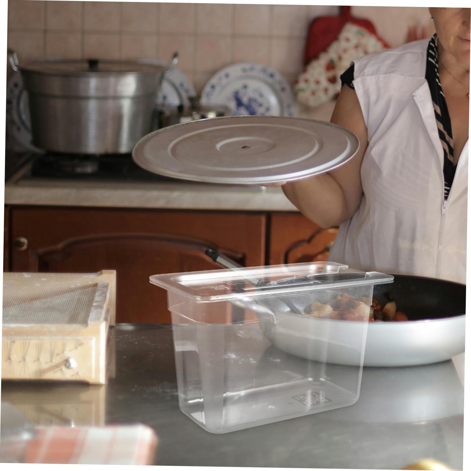 NUOBESTY Recipiente de Cocción Lenta 6l PC para Sous Vide Doméstico