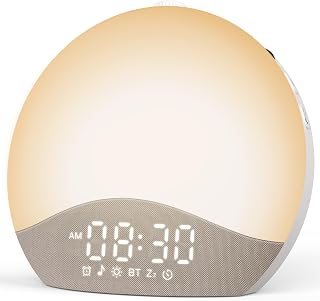 ecozy Tageslichtwecker, Bluetooth-Zeitsynchronisierung, Lichtwecker
