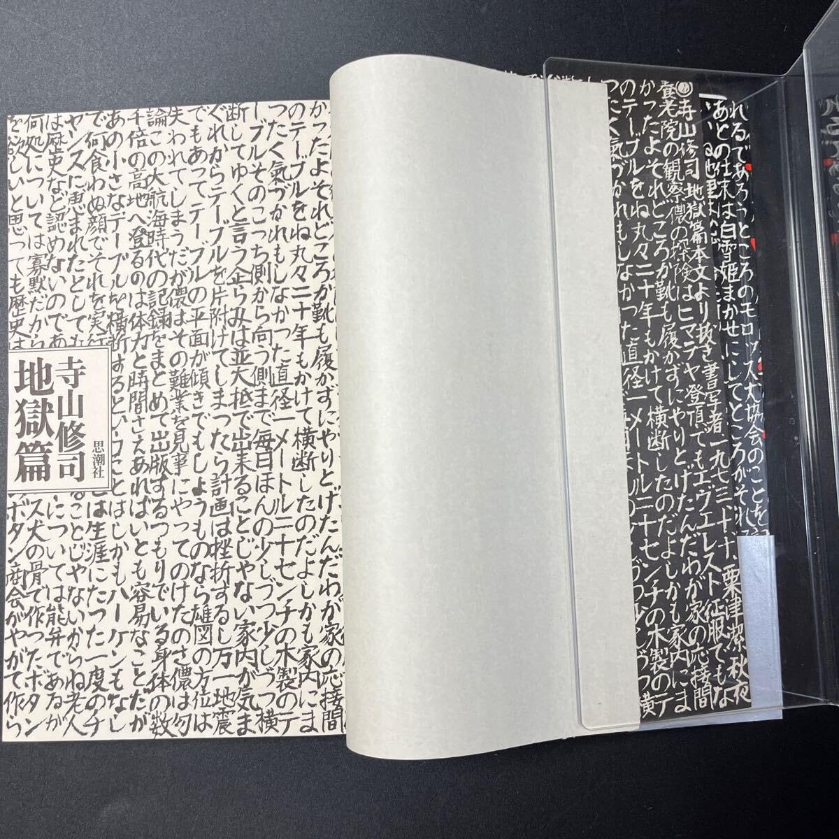 Amazon.co.jp: 初版寺山修司『長編叙事詩 地獄篇 普及版』装幀/粟津潔