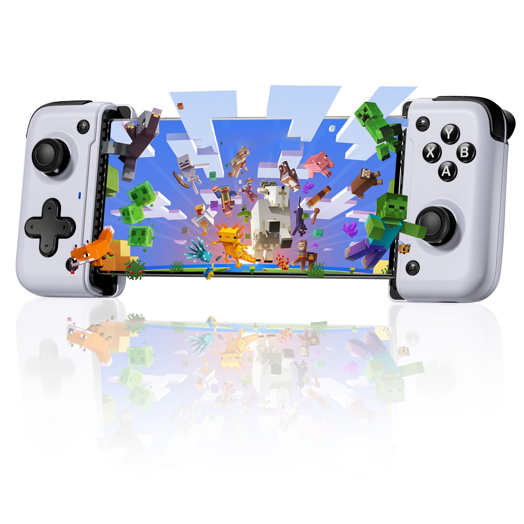 EasySMX M05 Manette Mobile Android pour iPhone Série 16/15 (USB-C) avec Effet Hall, Vibration, Plug & Play, Bluetooth, PS Remote Play Xbox, Call of Duty (Type-C)