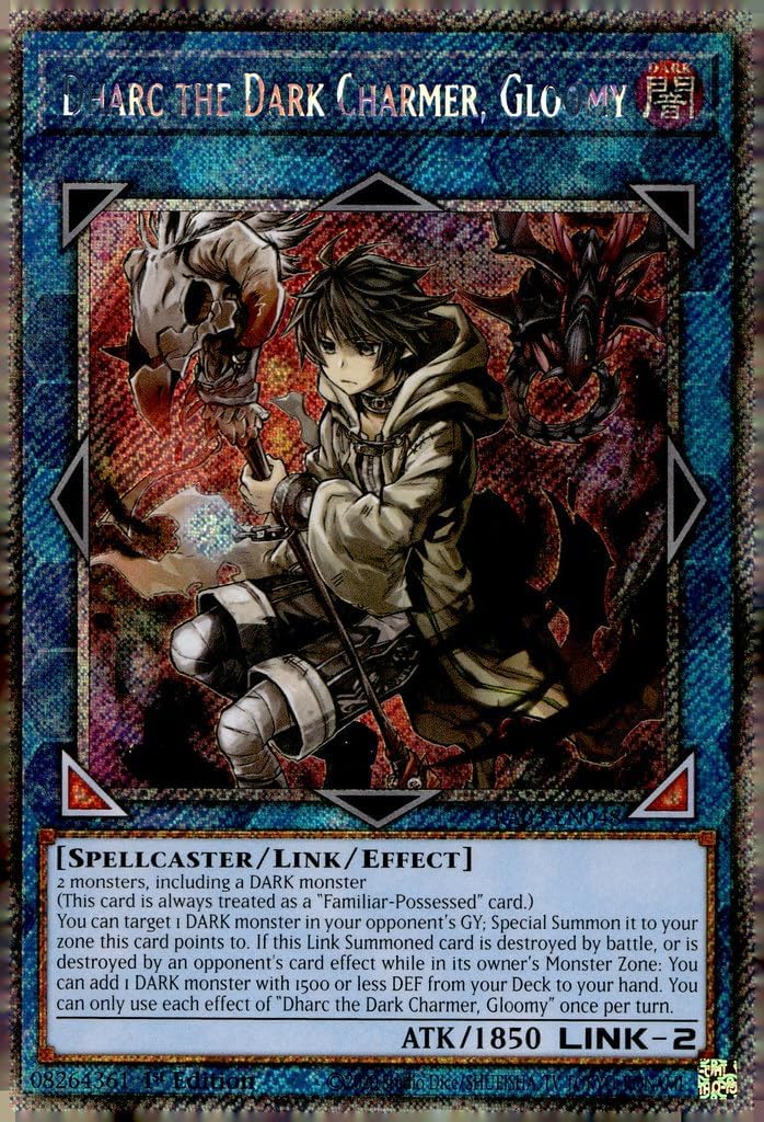 Dharc The Dark Charmer, Gloomy (Platinum Secret Rare) - RA03-EN048 - Platinum Secret Rare - 1st Edition