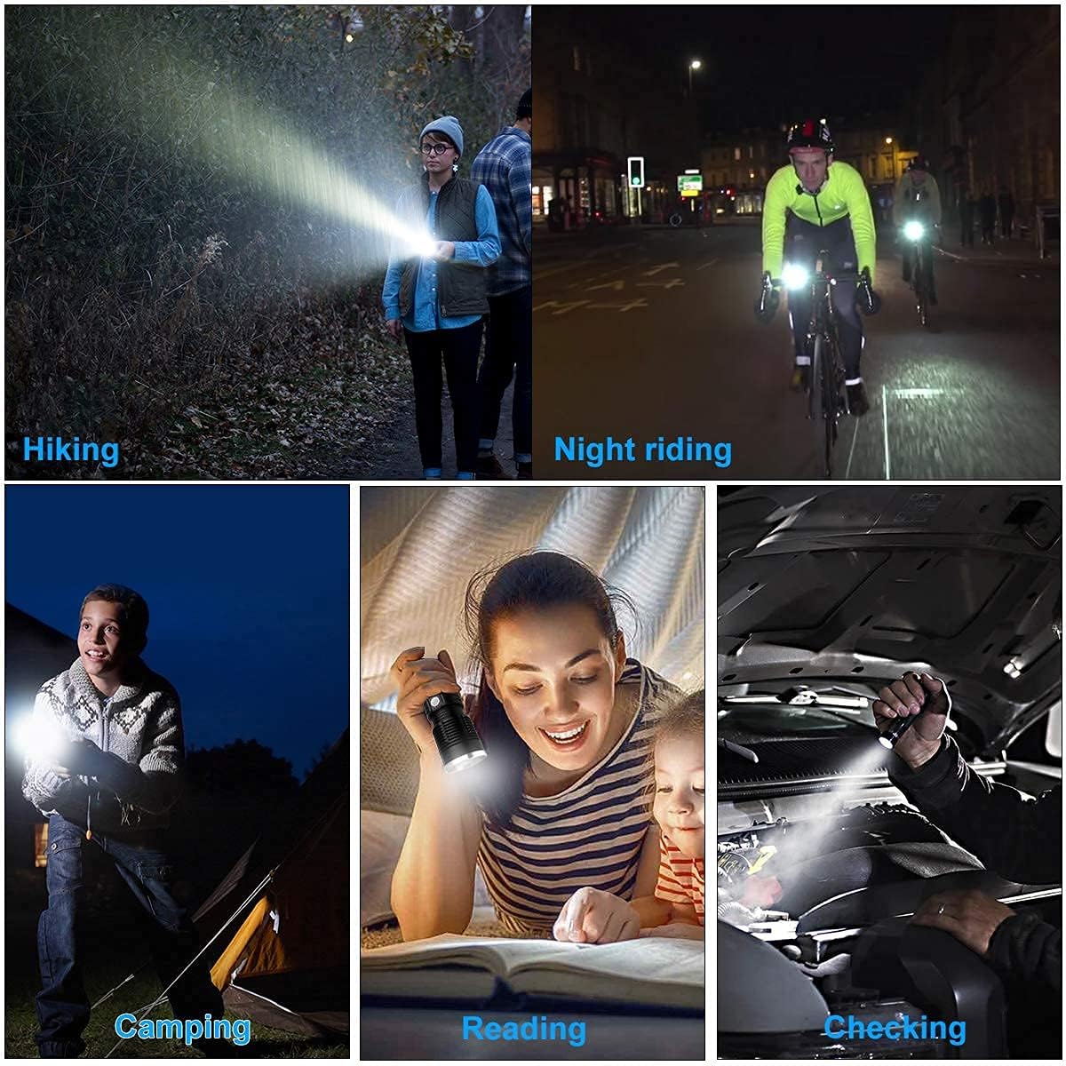 Rechargeable Flashlight Flashlights Searchlight Emergencies Photo