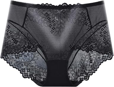 Amazon.com: Calzones de seda de hielo para mujer, talla grande, con encaje,  floral, de talle medio, suaves, cómodos, transpirables, hipster : Deportes  y Actividades al Aire Libre
