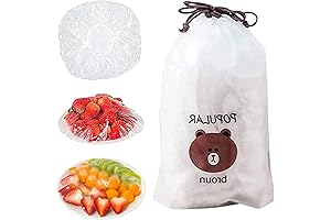 The Ultimate Seal: Reusable and Durable 100-Piece Disposable Plastic Wrap Cover